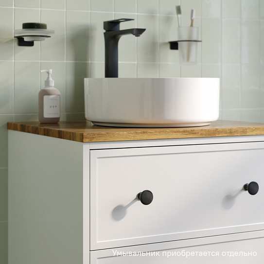 Тумба для накладной раковины подвесная со столешницей 60 IDDIS Torr TOR60WBi95K