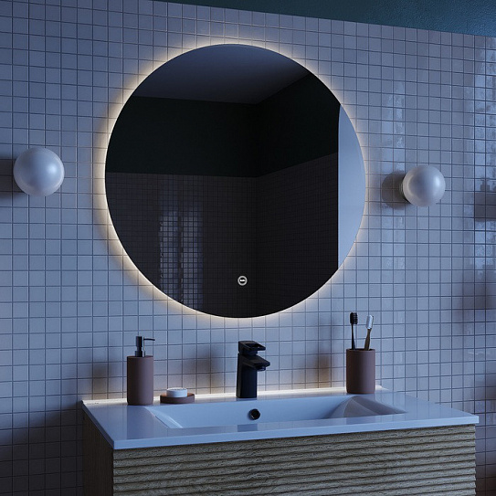 Зеркало круглое с подсветкой Iddis Bild 80 см BIL8000i98