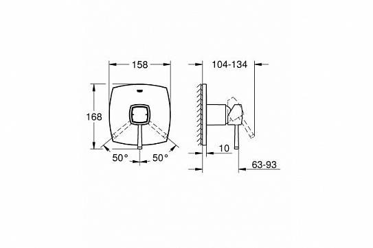 Смеситель для душа Grohe GRANDERA 24067000