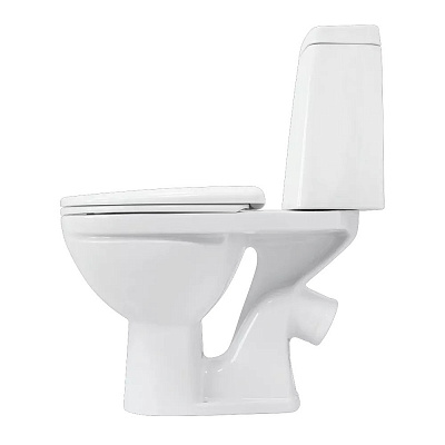 Унитаз безободковый Sanita Марс WC.CC/Mars/2-DM.Rim/WHT.G/S1