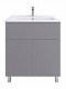 Тумба под раковину ФОРЕСТ ПРО 75 туманный серый (раковина 161073 в комплект не входит) AQUATON 1A297101FR4D0