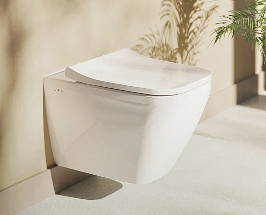 Унитаз подвесной безободковый Vitra Integra Square 7082B003-0075 (без стульчака)