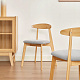 Стул из бамбука FN-240D NATURE BAMBOO+BELGE FABRIC