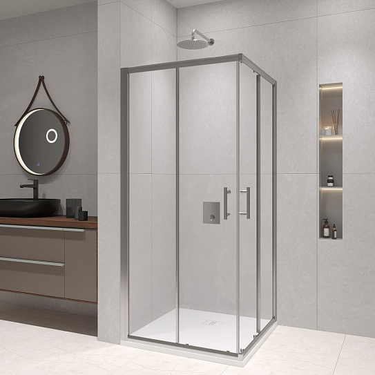 Душевой уголок 90х90 RGW PA-31, квадрат, хром, 02083199-11