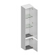 Пенал подвесной правый 165 Kerama Marazzi CUBO CUB.165Lh/WHT.M белый матовый