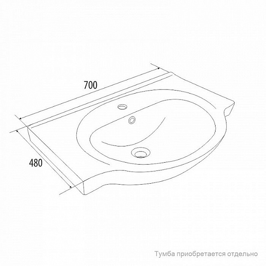 Раковина Iddis 0057000i28