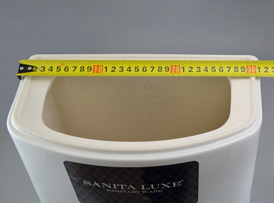 Бачок унитаза с крышкой Fest Sanita Luxe FSTSLFT01, м/о расстояние 16,5см, нижний подвод