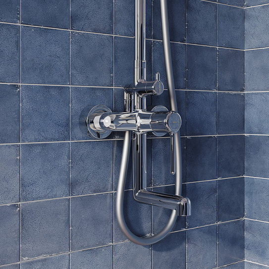 Душевая система с тропическим душем Iddis Aiger AIGSB3Fi06