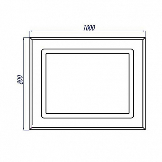 Зеркало с подсветкой Акватон Римини 100 1A136902RN010