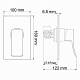 Смеситель для душа WasserKRAFT Exter 1651