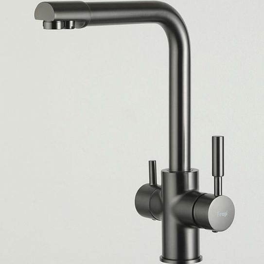 Смеситель для кухни со встроенным  краном под питьевую воду Frap F4352-9