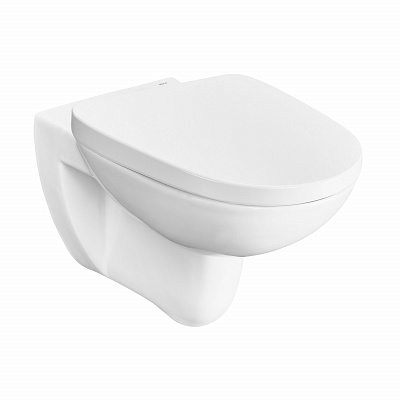 Комплект инсталляция с подвесным унитазом Roca Debba Round чаша Rimless + сиденье + панель слива ZRU9307735