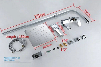 Душевая система Gappo G2407-11
