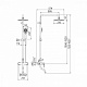 Душевая система Iddis Cloud CLOSB00i06 хром/белый