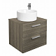 Тумба с раковиной Roca Victoria 60 2 ящика A857468402, городской дуб