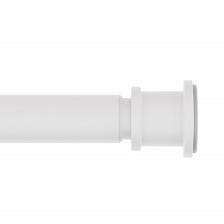 Карниз для ванной комнаты 110-200 белый матовый Iddis Elegante RSW0120i14