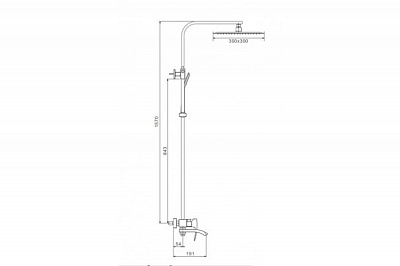 Душевая система Gappo G2407-6