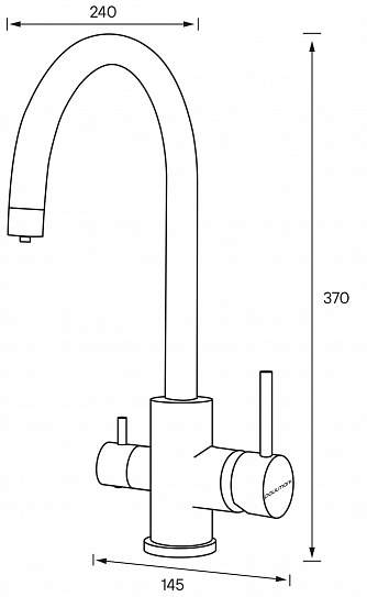 Смеситель для кухни Paulmark Essen Es213211-402