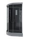 Душевая кабина угловая 120х80х215 ERLIT ER3512PL-C2-RUS_GRAY низкий поддон