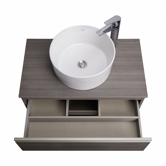 Тумба под раковину Roca The Gap 80 городской дуб 3 ящика A857406402