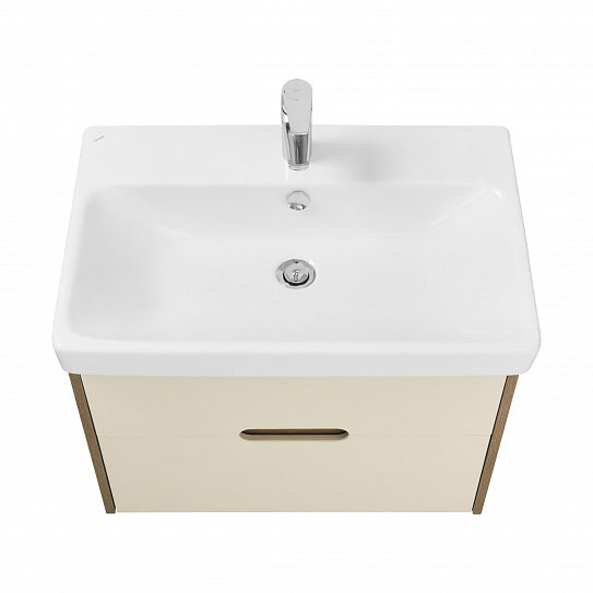 Тумба под раковину Aquaton Оливия 70 бежевый, дуб велл 1A254301OLVG0