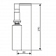 Дозатор Longran Quadro LD0001 SS