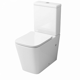 Унитаз напольный с тонкой крышкой Grossman GR-4445S (640*360*830)