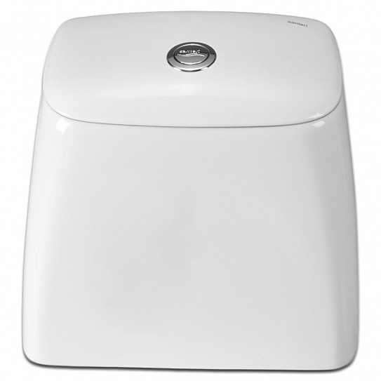 Бачок для унитаза Santeri Соната (Воротынск), с крышкой, без арматуры (м/о расстояние 13см, подвод снизу)