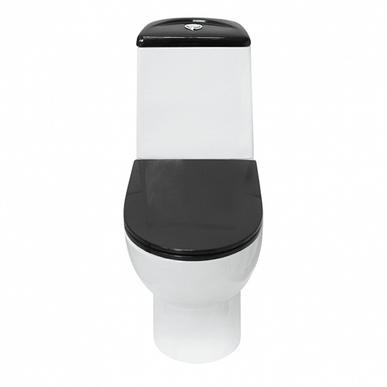 Унитаз-компакт Sanita Luxe Best Color Black (сиденье дюропласт, микролифт) BSTSLCC06100522