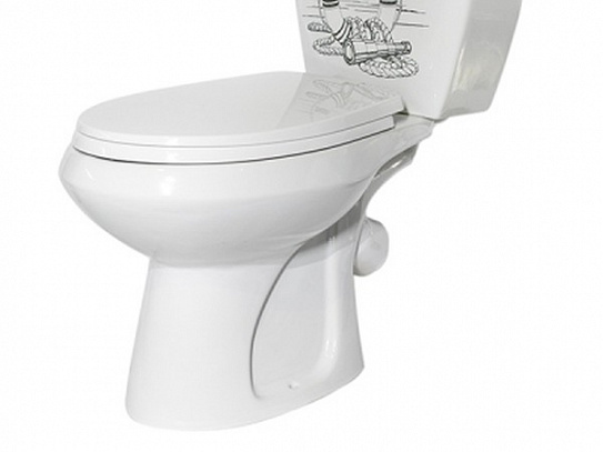 Чаша унитаза Элисса Антивсплеск Оскольская керамика белая