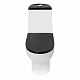 Унитаз-компакт Sanita Luxe Best Color Black (сиденье дюропласт, микролифт) BSTSLCC06100522