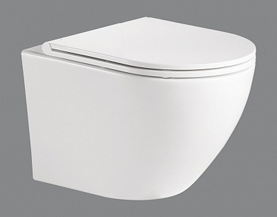 Унитаз подвесной безободковый Cezares SFERA-R BB046CHR