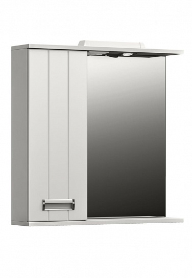 Шкаф с зеркалом 70см Vigo Diana 700 левый со спотом z.DIA.70.L.El