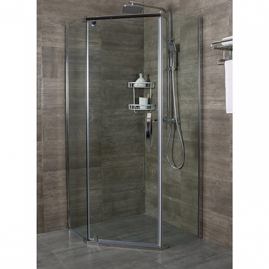 Душевое ограждение 90х90 ALEX BAITLER AB215-90 трапеция,  без поддона