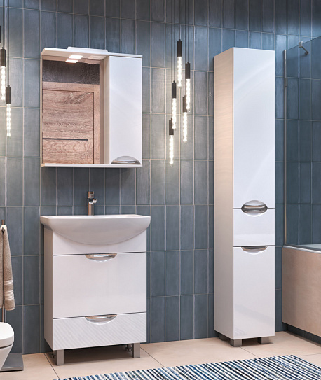 Шкаф навесной с зеркалом Vigo Callao 600 (правый) z.CAL.60.R.El