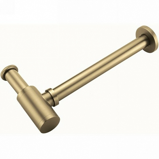 Сифон для раковины латунь Boheme 609-MG матовое золото