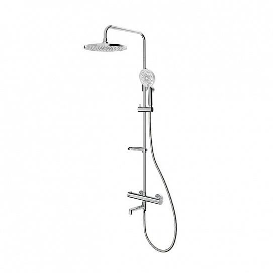 Душевая система с термостатом Milardo Ideal Spa ILSSBTHM06 хром