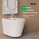 Подвесной унитаз с инсталляцией и клавишей смыва белой, Basic, IDDIS, BASC030i73