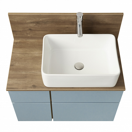 Тумба под раковину Aquaton Мишель 80 дуб рустикальный, фьорд 1A244501MIX30