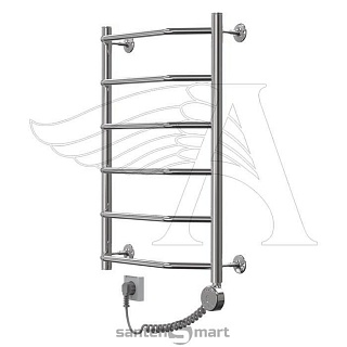 Полотенцесушитель электрический АРГО ФЛОРАН  50-80,  (ТЭН,справа)