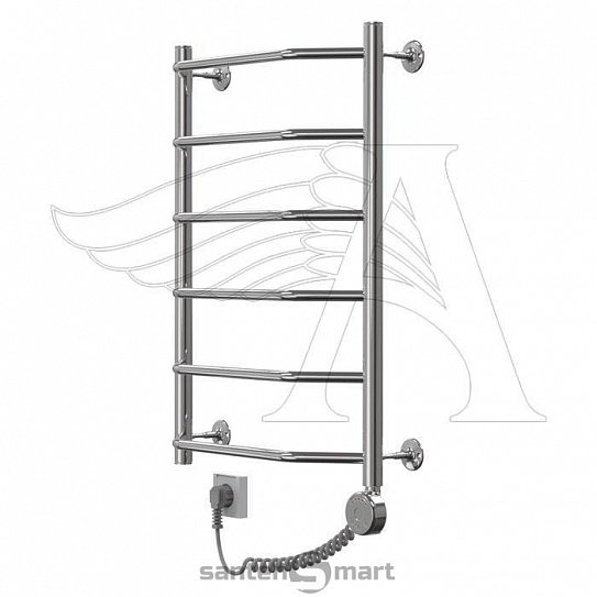 Полотенцесушитель электрический АРГО ФЛОРАН  50-80,  (ТЭН,справа)