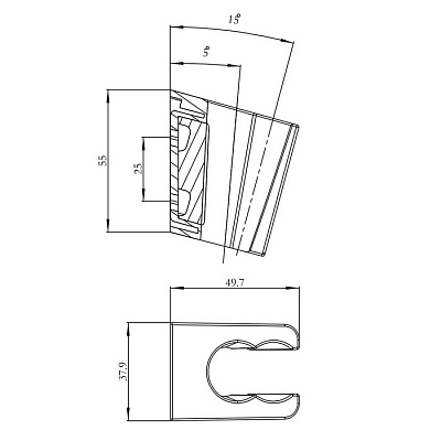 Держатель для лейки Iddis Shower Holder 080CP00i53