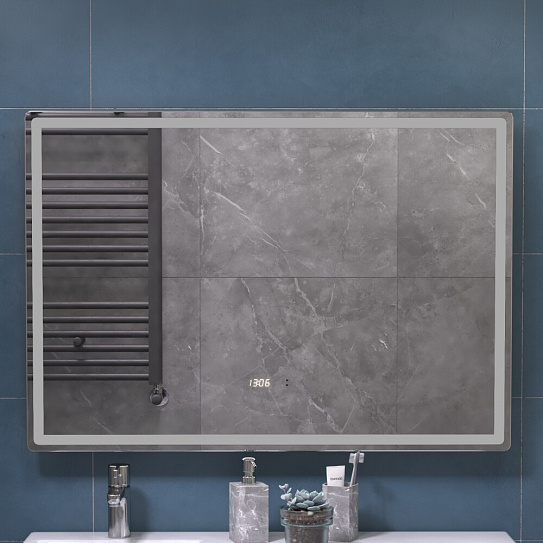 Зеркало в ванную 100х70 VIGO GEOMETRY LUXE 1000 на взмах