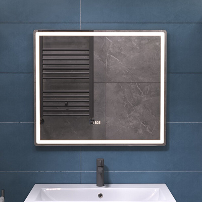 Зеркало в ванную 80х70 VIGO Geometry Luxe 800 на взмах