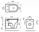 Унитаз подвесной безободковый P-trap Belbagno FLAY-R BB053CHR