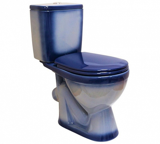 Сиденье для унитаза "Лира" Кировская керамика, цвет синий