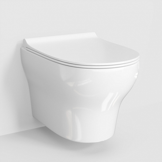 Унитаз подвесной WasserKRAFT Berkel с крышкой 2 в 1 H001.E034