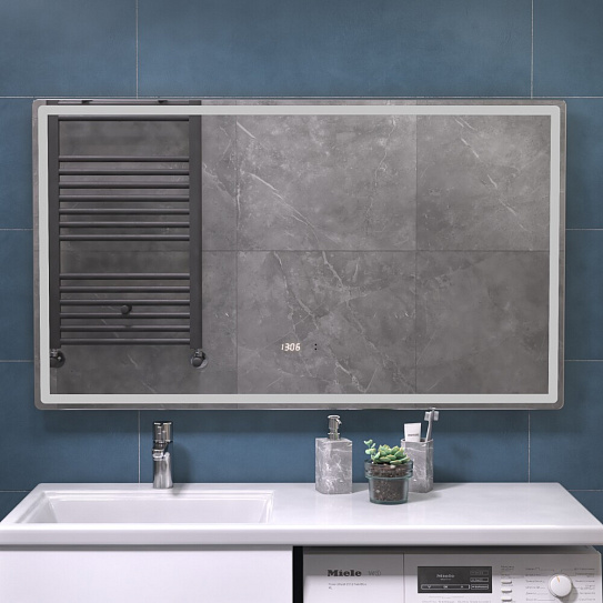 Зеркало в ванную 120х70 VIGO Geometry Luxe 1200 на взмах