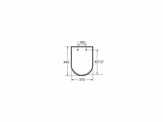 Сиденье Roca Carmen микролифт, supralit, белое 7801B5200B