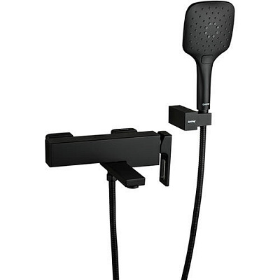 Gappo G3217-6 Смеситель   д/ванны,излив является перекл.на лейку.черный